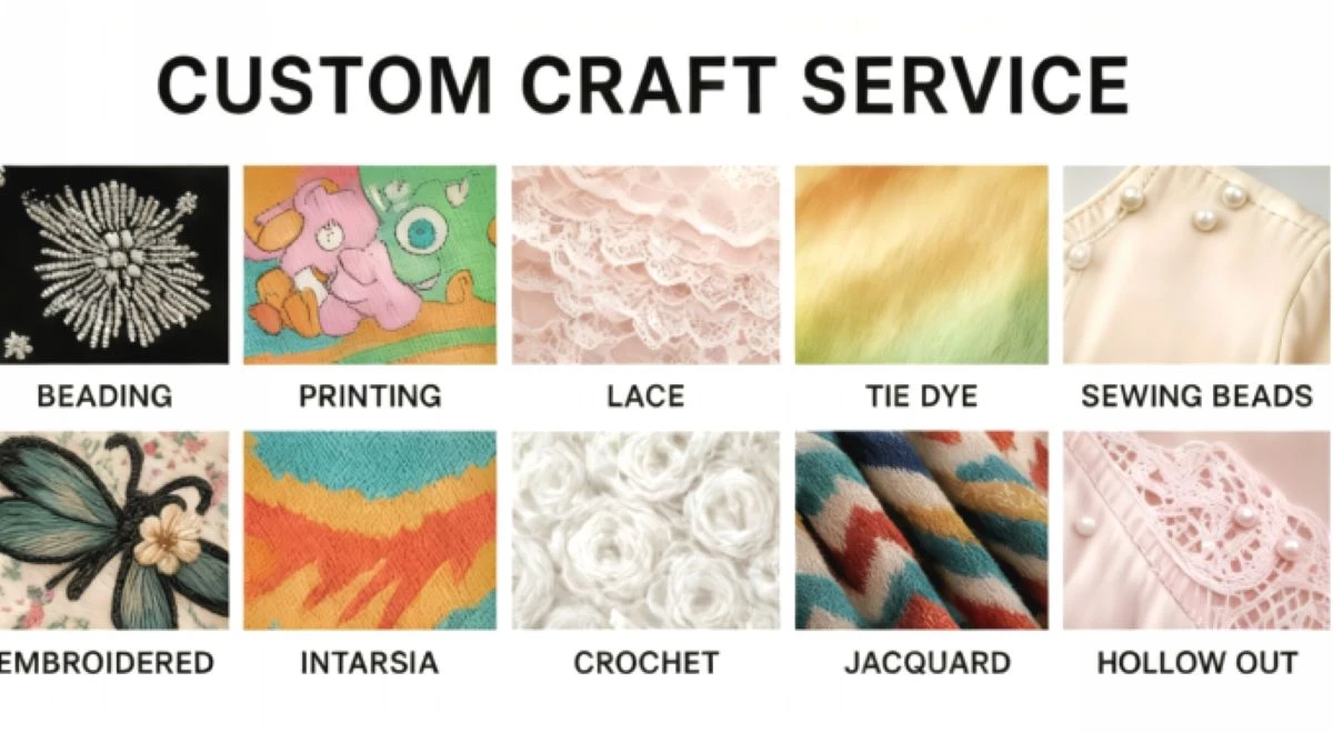 Pointelle Crewneck Sweater CUSTOM CRAFT SERVICE